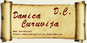 Danica Ćuruvija vizit kartica